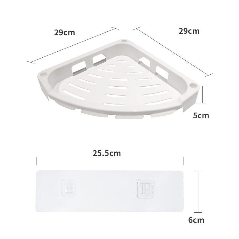 Bathroom Corner Mount Shower Shelf