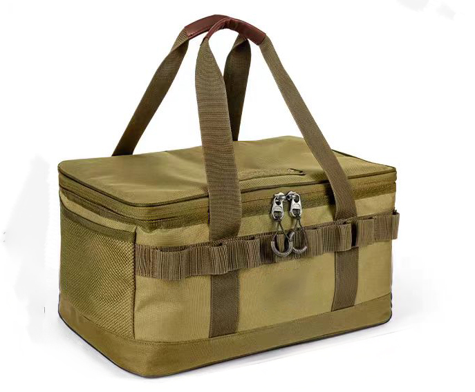 Outdoor Mountaineering and Camping Divided Storage Bag for Stoves, Gas Cylinders, Picnic Tableware, Sundries, Tools, Handbag