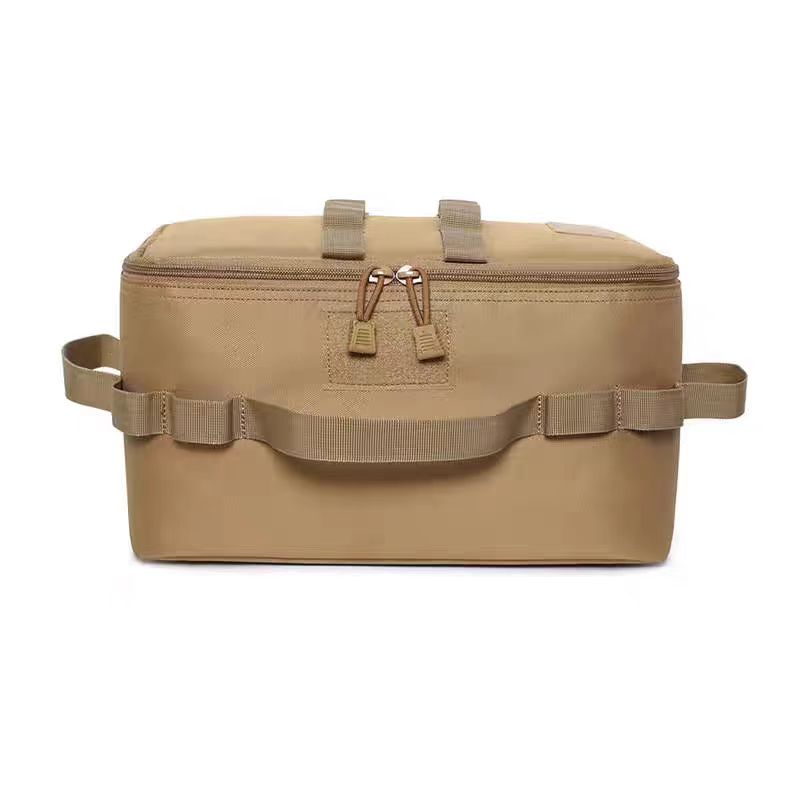 Outdoor Mountaineering and Camping Divided Storage Bag for Stoves, Gas Cylinders, Picnic Tableware, Sundries, Tools, Handbag